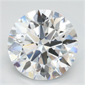 Lab Grown Diamond 3.00 Carats, Round with Ideal Cut, D Color, IF Clarity and Certified by IGI