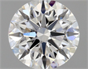 Natural Diamond 0.42 Carats, Round with Excellent Cut, F Color, VS1 Clarity and Certified by GIA