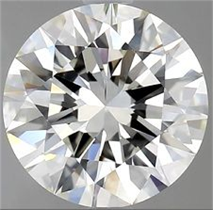 Picture of Natural Diamond 2.53 Carats, Round with Excellent Cut, J Color, SI1 Clarity and Certified by GIA