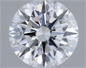 Lab Grown Diamond 1.04 Carats, Round with Ideal Cut, D Color, VVS1 Clarity and Certified by IGI