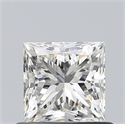 Natural Diamond 0.80 Carats, Princess with  Cut, J Color, VS1 Clarity and Certified by GIA