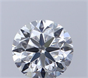 Diamante Natural 0.50 quilates, Redondo , Color D, claridad SI2 y certificado GIA