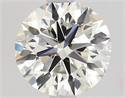 Natural Diamond 1.01 Carats, Round with Excellent Cut, I Color, VS1 Clarity and Certified by GIA