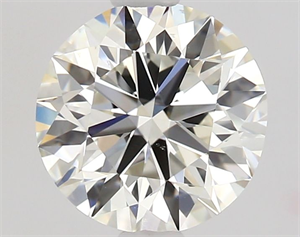Picture of Natural Diamond 1.01 Carats, Round with Excellent Cut, I Color, VS1 Clarity and Certified by GIA