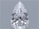 Natural Diamond 0.90 Carats, Pear with  Cut, D Color, IF Clarity and Certified by GIA