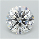 Lab Grown Diamond 1.32 Carats, Round with Ideal Cut, E Color, VVS2 Clarity and Certified by IGI