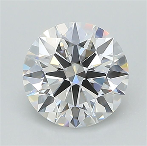Picture of Lab Grown Diamond 1.32 Carats, Round with Ideal Cut, E Color, VVS2 Clarity and Certified by IGI