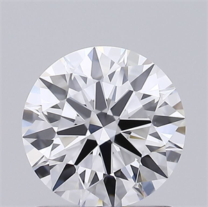 Picture of Lab Grown Diamond 1.24 Carats, Round with Ideal Cut, E Color, IF Clarity and Certified by IGI