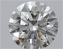 Natural Diamond 0.76 Carats, Round with Excellent Cut, J Color, SI1 Clarity and Certified by GIA