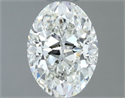 Diamante Natural 0.60 quilates, Ovalado , Color J, claridad SI1 y certificado GIA