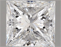 Diamante Natural 1.30 quilates, Princesa , Color D, claridad SI2 y certificado HRD