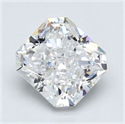 Natural Diamond 1.52 Carats, Radiant with  Cut, E Color, SI1 Clarity and Certified by GIA