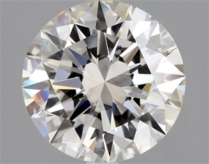 Picture of Natural Diamond 3.01 Carats, Round with Excellent Cut, I Color, VVS2 Clarity and Certified by GIA