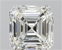 Natural Diamond 3.01 Carats, Asscher with  Cut, I Color, VS2 Clarity and Certified by GIA