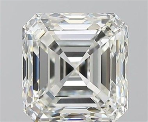 Picture of Natural Diamond 3.01 Carats, Asscher with  Cut, I Color, VS2 Clarity and Certified by GIA