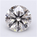 Lab Grown Diamond 1.73 Carats, Round with Excellent Cut, G Color, VS1 Clarity and Certified by IGI