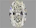 Natural Diamond 1.01 Carats, Oval with  Cut, J Color, SI1 Clarity and Certified by GIA