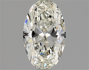 Picture of Natural Diamond 1.01 Carats, Oval with  Cut, J Color, SI1 Clarity and Certified by GIA
