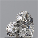 Natural Diamond 0.51 Carats, Heart with  Cut, G Color, SI1 Clarity and Certified by GIA