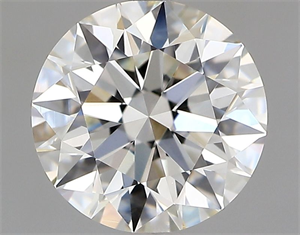 Picture of Natural Diamond 0.90 Carats, Round with Excellent Cut, I Color, VS2 Clarity and Certified by GIA