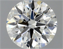 Diamante Natural 0.40 quilates, Redondo , Color H, claridad IF y certificado GIA