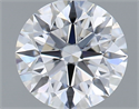 Del inventario de diamantes de laboratorio, 1.21 quilates, Redondo , Color E, claridad VVS2 y certificado IGI