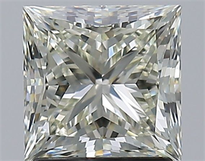 Picture of Natural Diamond 1.81 Carats, Princess with  Cut, M Color, VVS2 Clarity and Certified by GIA