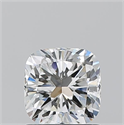 Natural Diamond 1.01 Carats, Cushion with  Cut, H Color, VS2 Clarity and Certified by GIA