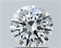Diamante Natural 1.04 quilates, Redondo , Color H, claridad SI2 y certificado GIA