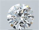 Natural Diamond 0.70 Carats, Round with Excellent Cut, G Color, VS2 Clarity and Certified by GIA