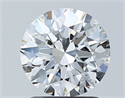 Diamante Natural 1.55 quilates, Redondo , Color D, claridad SI1 y certificado GIA