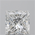 Natural Diamond 1.01 Carats, Princess with  Cut, G Color, VVS1 Clarity and Certified by GIA