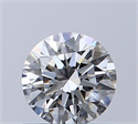 Diamante Natural 0.51 quilates, Redondo , Color H, claridad IF y certificado GIA