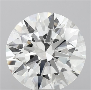 Picture of Lab Grown Diamond 7.03 Carats, Round with Ideal Cut, F Color, VVS2 Clarity and Certified by IGI