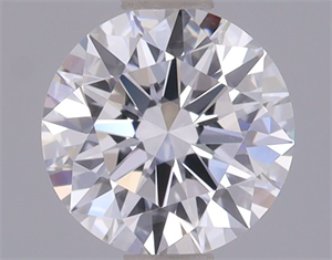 Picture of Lab Grown Diamond 1.01 Carats, Round with Ideal Cut, D Color, VVS2 Clarity and Certified by IGI
