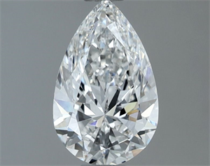 Picture of Natural Diamond 0.81 Carats, Pear with  Cut, F Color, VVS2 Clarity and Certified by GIA
