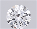 Lab Grown Diamond 1.08 Carats, Round with Ideal Cut, D Color, VVS1 Clarity and Certified by IGI