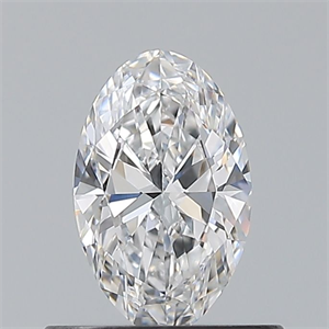Picture of Natural Diamond 0.50 Carats, Oval with  Cut, D Color, VVS1 Clarity and Certified by GIA