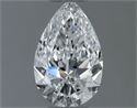Natural Diamond 0.50 Carats, Pear with  Cut, F Color, SI2 Clarity and Certified by GIA