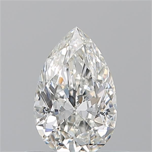 Picture of Natural Diamond 0.50 Carats, Pear with  Cut, H Color, VS1 Clarity and Certified by GIA