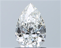 Natural Diamond 0.72 Carats, Pear with  Cut, G Color, VS2 Clarity and Certified by GIA