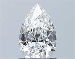 Picture of Natural Diamond 0.72 Carats, Pear with  Cut, G Color, VS2 Clarity and Certified by GIA
