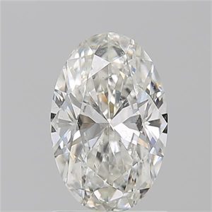 Foto Diamante Natural 1.20 quilates, Ovalado , Color H, claridad SI2 y certificado GIA de
