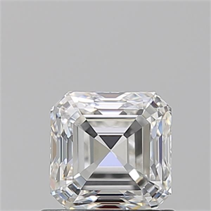 Picture of Natural Diamond 0.90 Carats, Asscher with  Cut, F Color, VVS2 Clarity and Certified by GIA