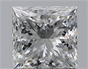 Natural Diamond 1.20 Carats, Princess with  Cut, G Color, VS2 Clarity and Certified by GIA