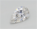 Diamante Natural 0.50 quilates, De pera , Color F, claridad I1 y certificado GIA
