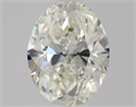 Natural Diamond 0.90 Carats, Oval with  Cut, I Color, VS1 Clarity and Certified by GIA
