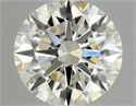 Diamante Natural 0.70 quilates, Redondo , Color K, claridad SI1 y certificado GIA