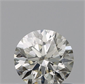 Natural Diamond 0.57 Carats, Round with Excellent Cut, J Color, VS2 Clarity and Certified by IGI