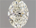 Natural Diamond 0.70 Carats, Oval with  Cut, J Color, SI1 Clarity and Certified by GIA